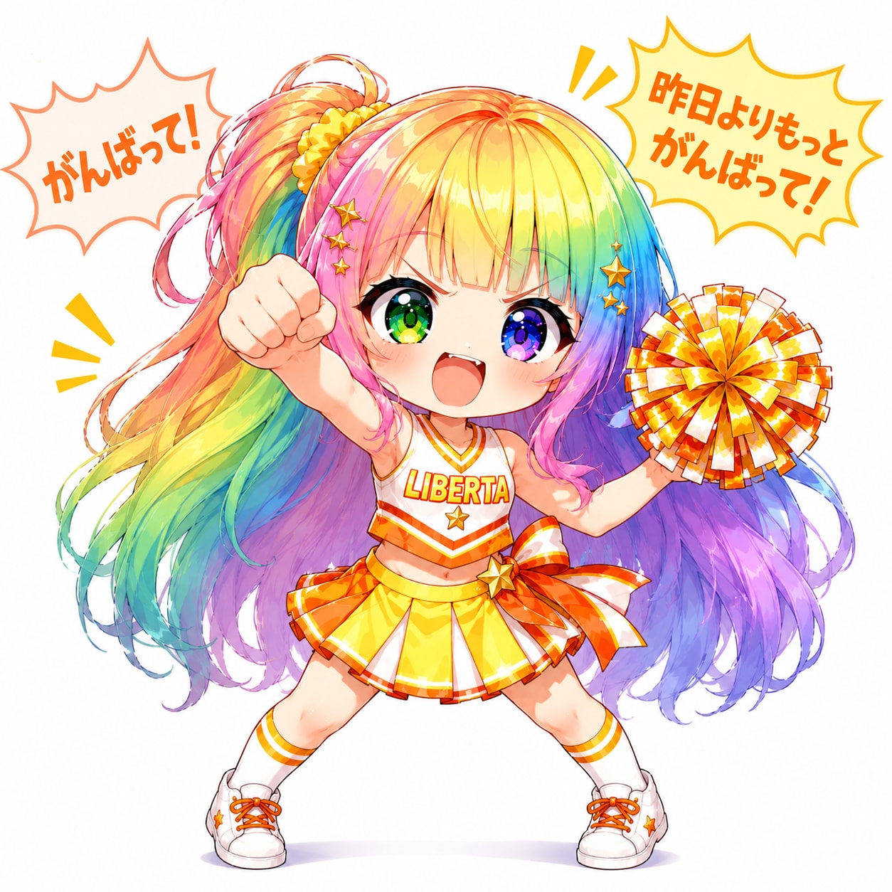 がんばって！昨日よりもっとがんばって！①