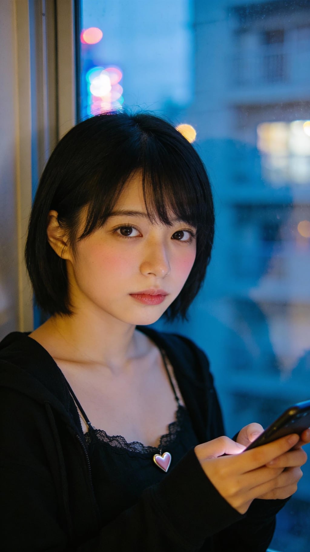 Silent Reflection in Lace