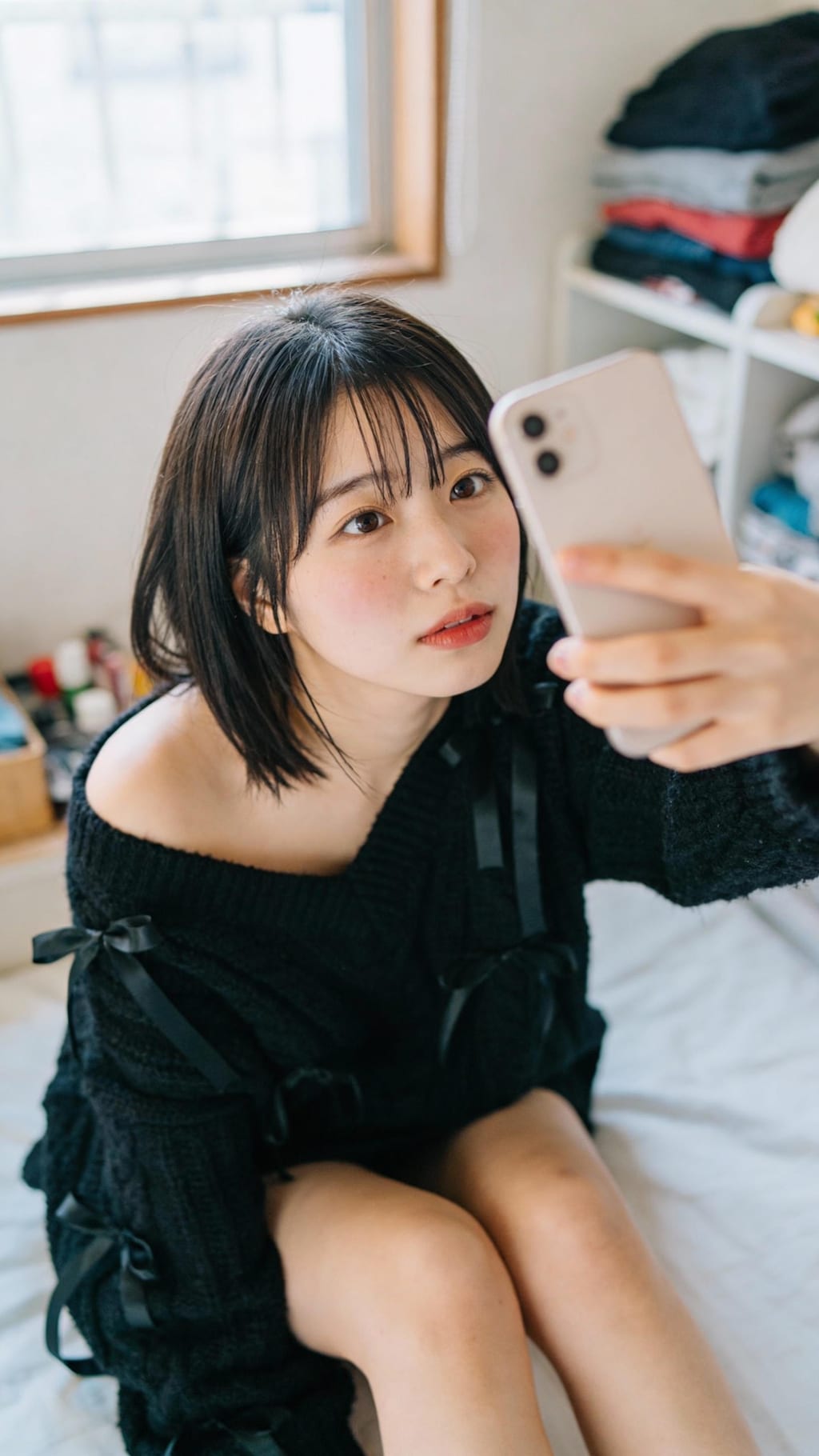 Silent Reflection in Lace