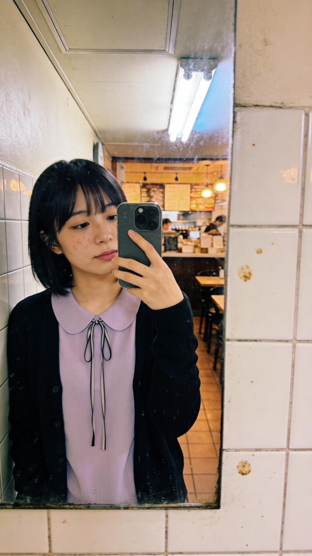 Silent Reflection in Lace