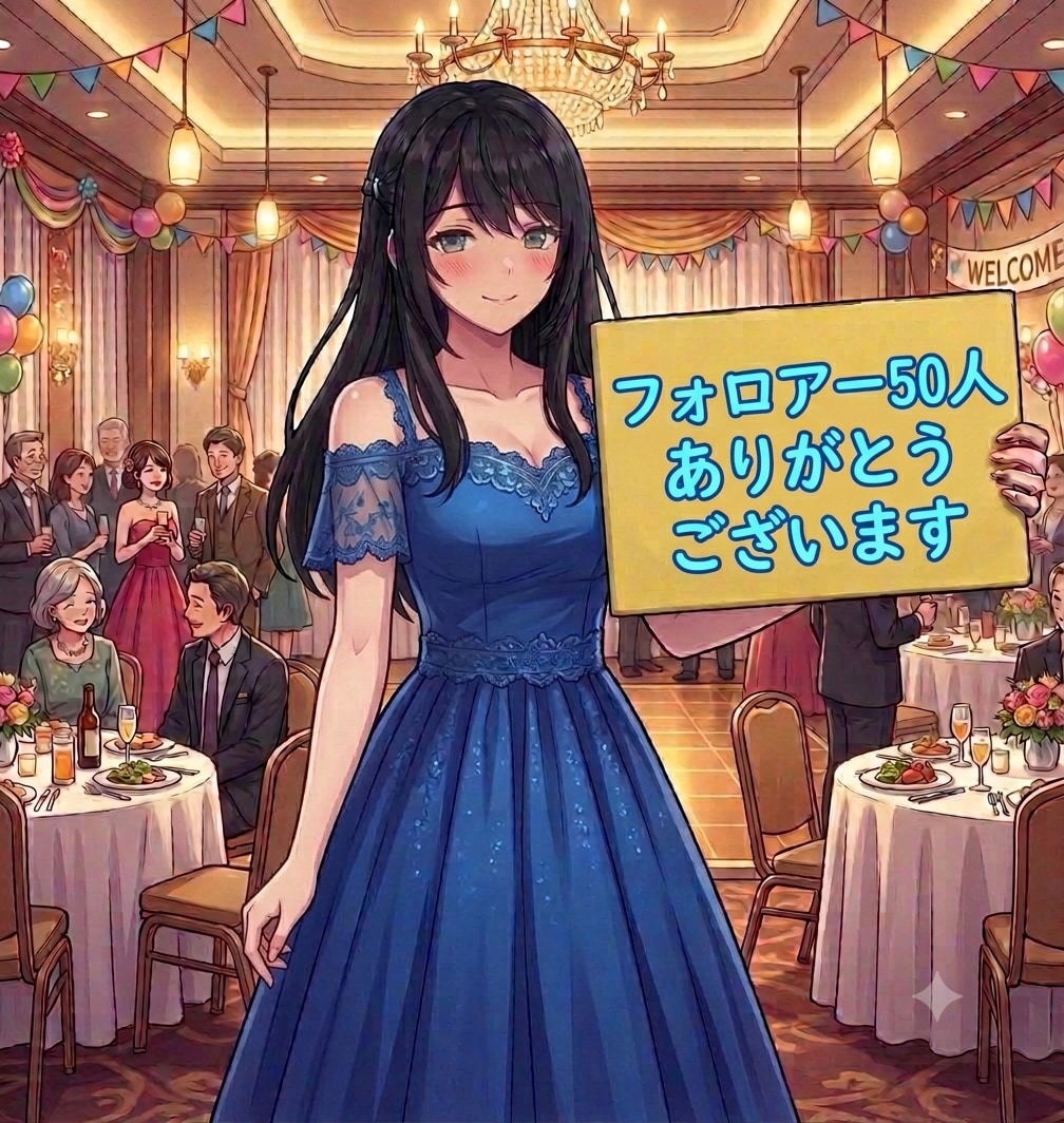 フォロアーの皆さんにお礼申しあげます | の人気AIイラスト・グラビア