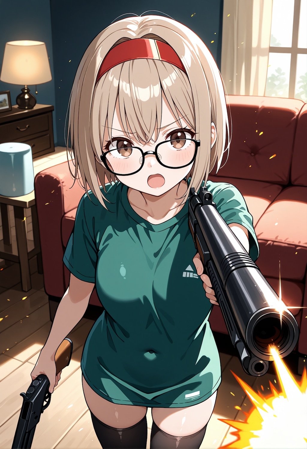 【今日の腹筋】OK！(ズドン)