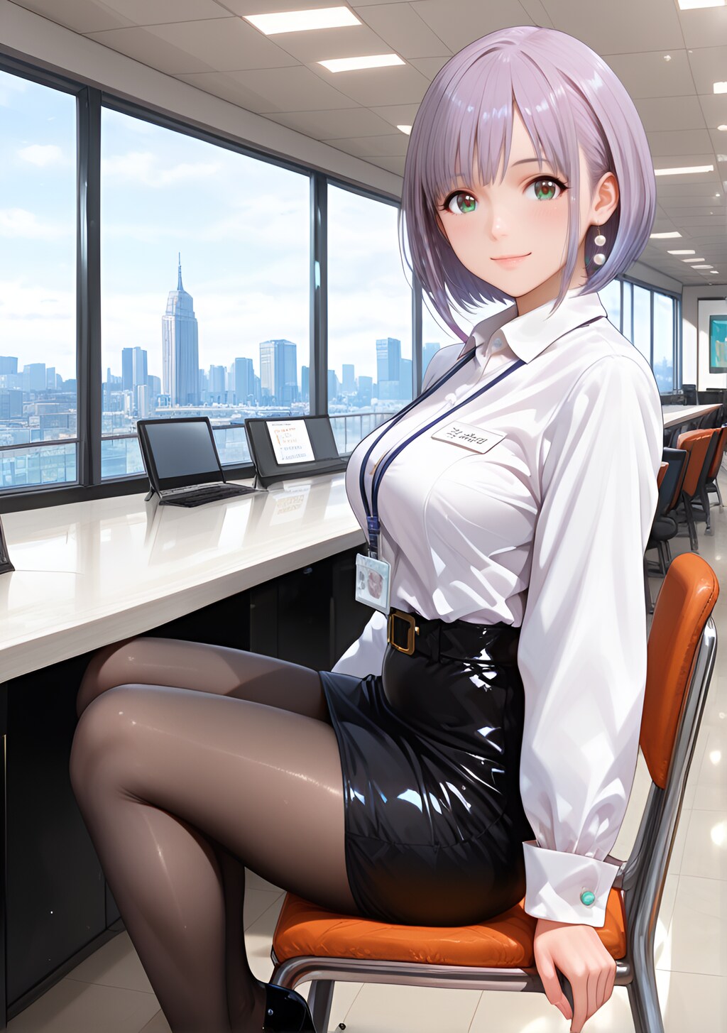 姫野 舞依（Himeno Mai）オフィスでお仕事