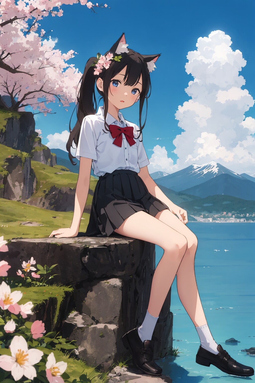 山と空とたまに湖