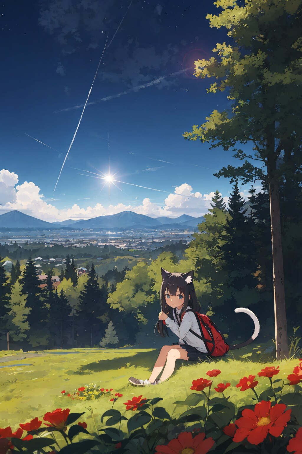 山と空とたまに湖