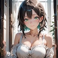 シンプルプロンプト比較 ADetailer有無 8枚目