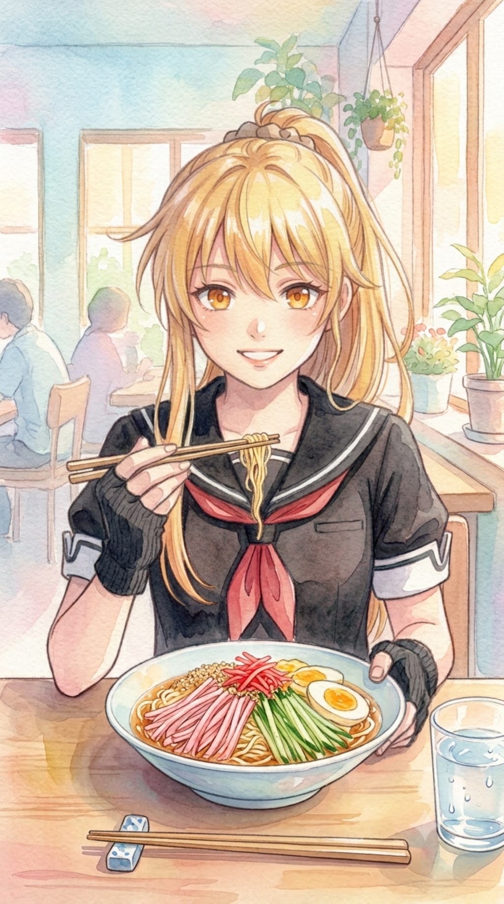 艦これ夕立　冷やし中華