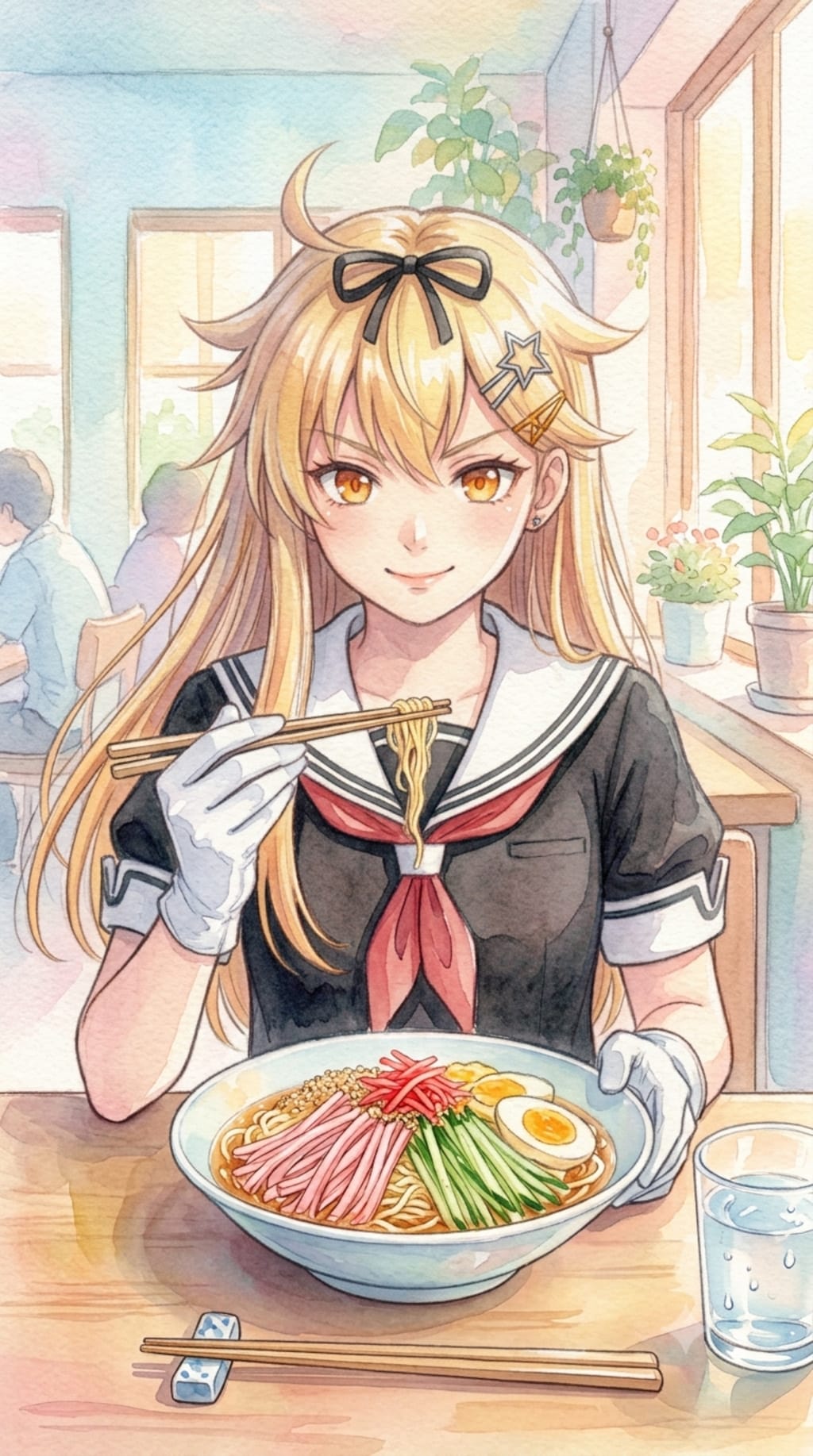艦これ夕立　冷やし中華
