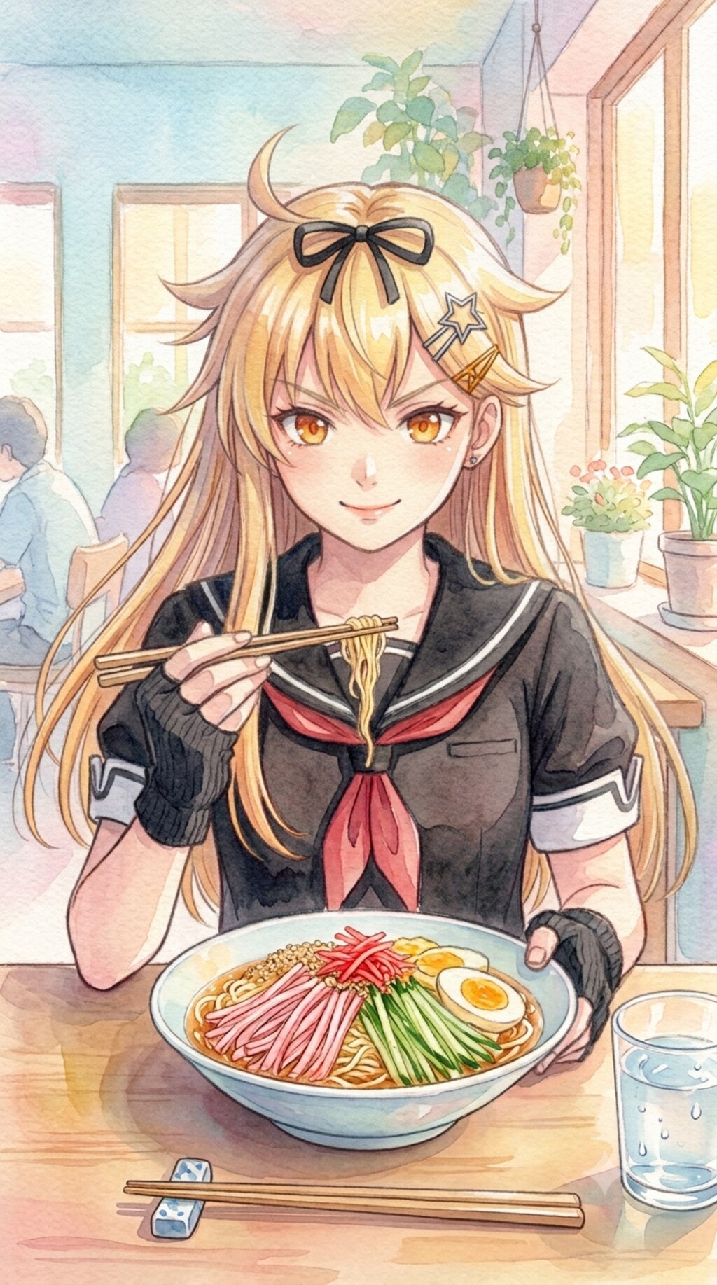 艦これ夕立　冷やし中華