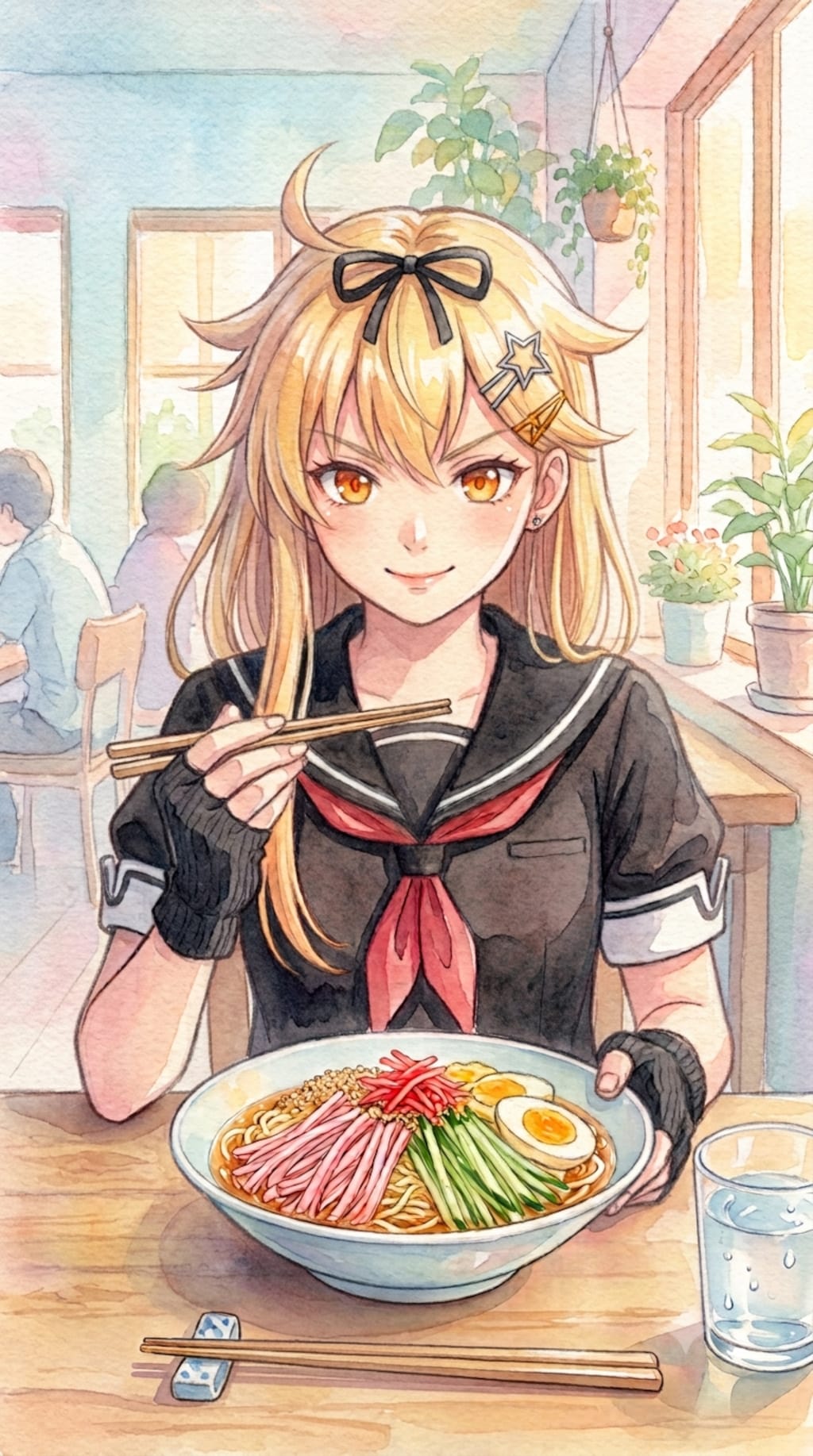 艦これ夕立　冷やし中華