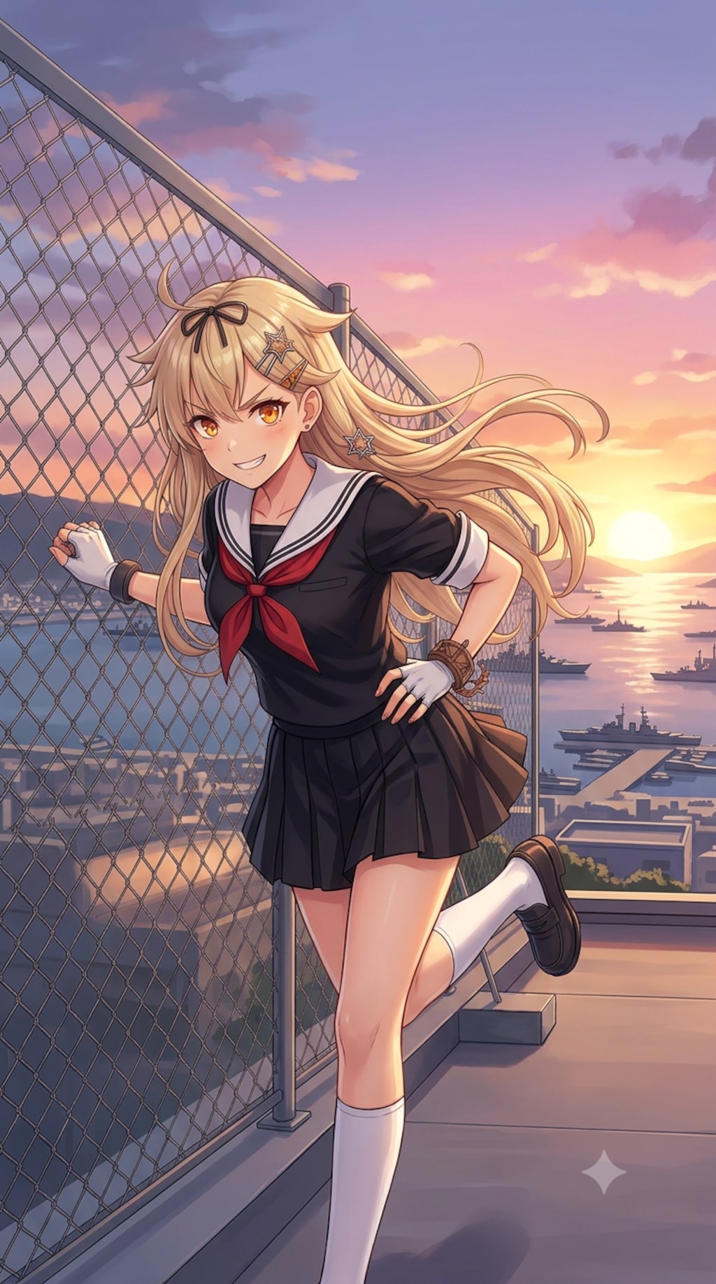 艦これ夕立　冷やし中華