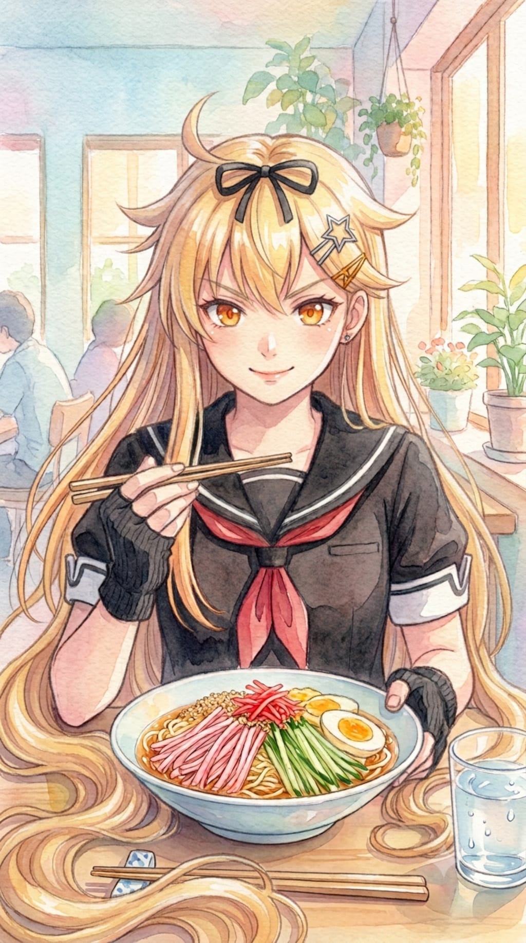 艦これ夕立　冷やし中華