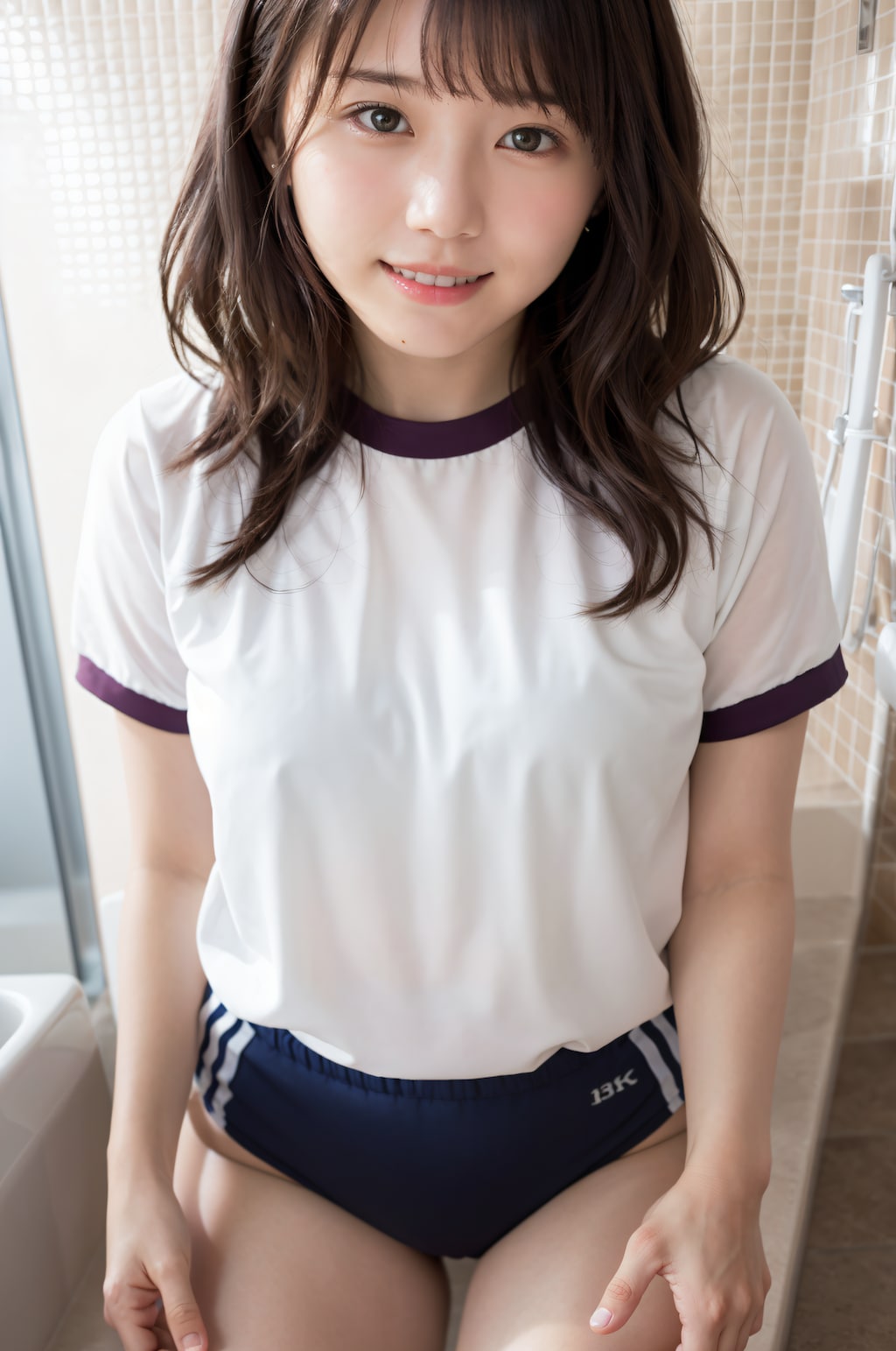 体操服の女性 5