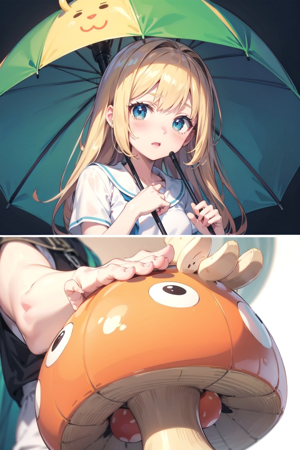 シュールイラストです