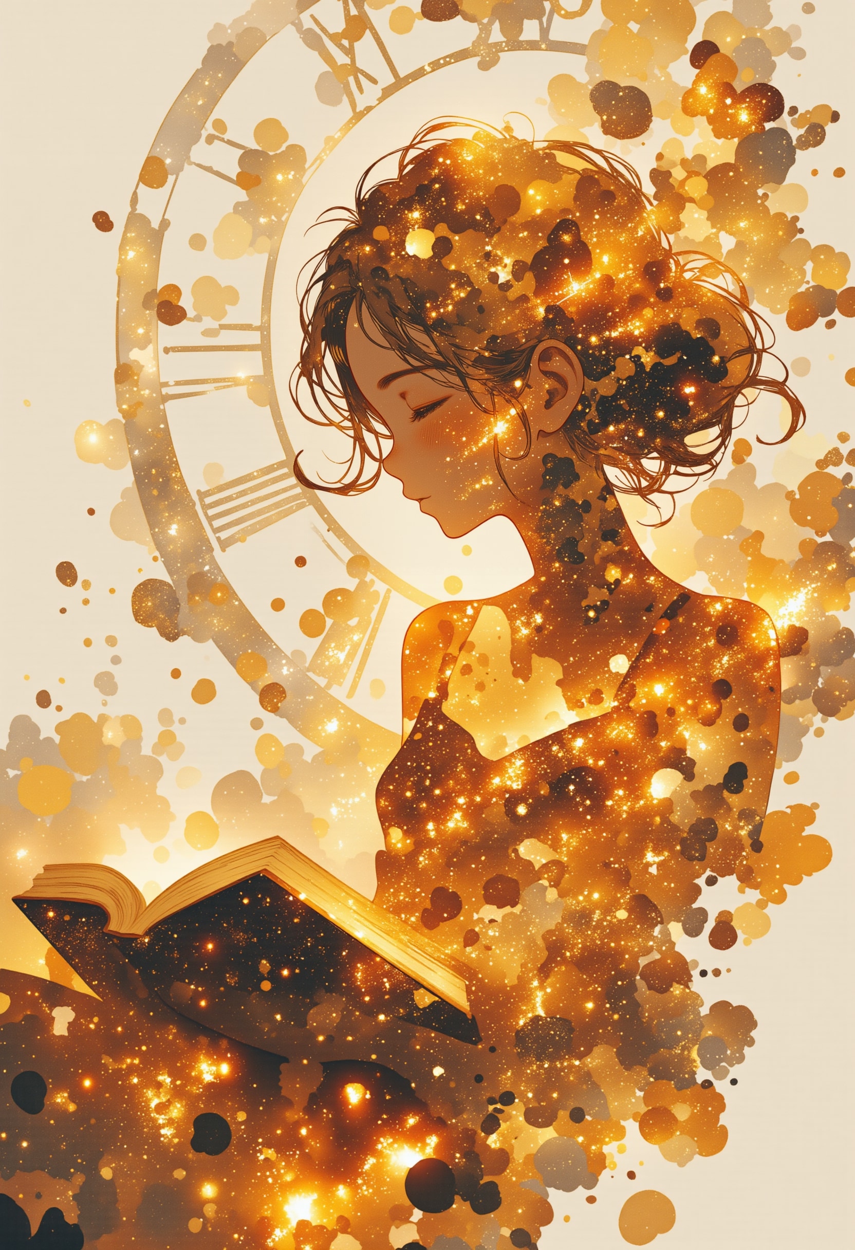 読書する女性