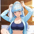 おユキさんのスポーツブラと下着 2枚目