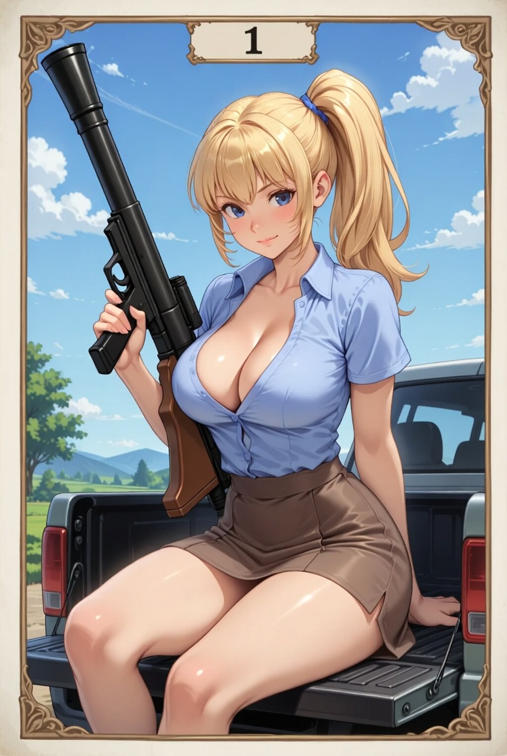 戦場を駆け巡る（戦車：タロットカード）
