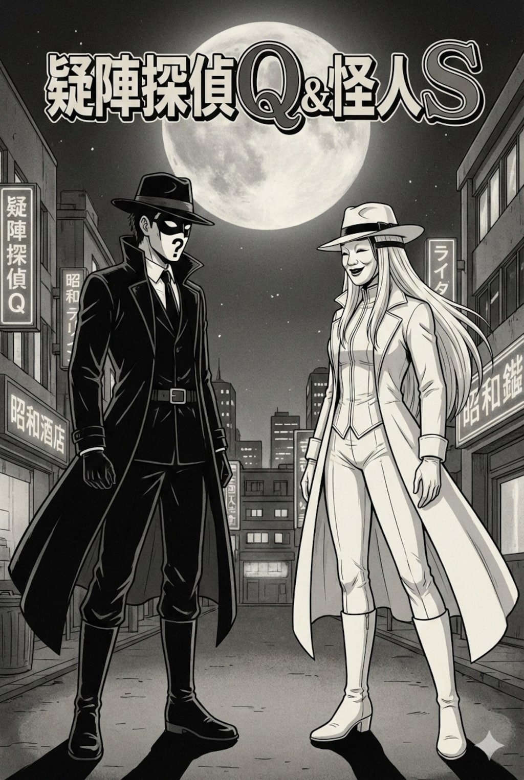小説『疑陣探偵Q&怪人S』【ニャンノ世界】