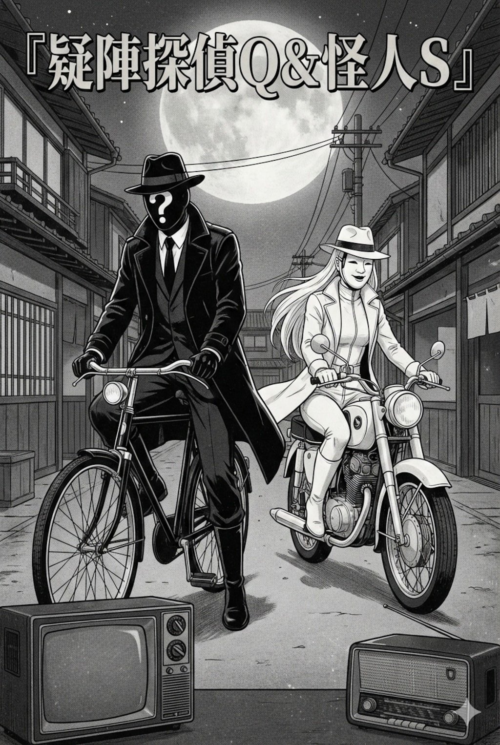 小説『疑陣探偵Q&怪人S』【ニャンノ世界】