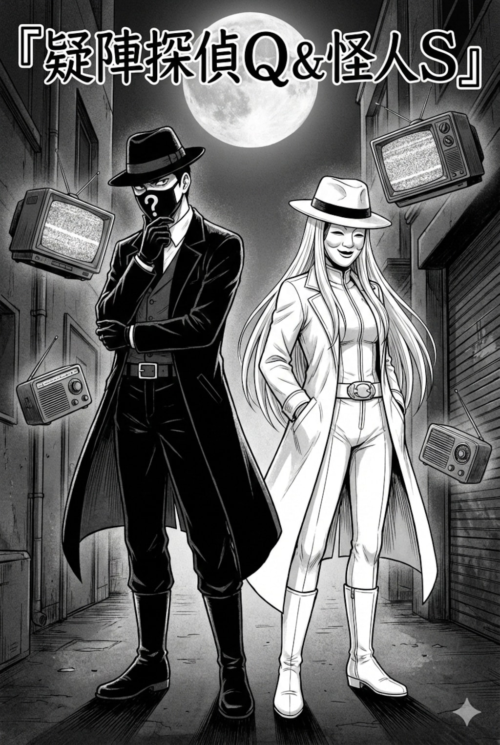 小説『疑陣探偵Q&怪人S』【ニャンノ世界】