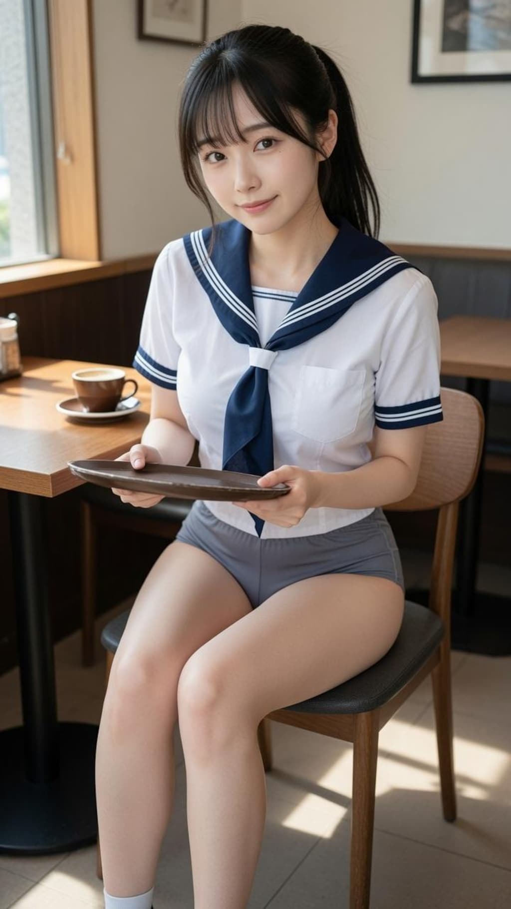 【学園祭】こんなカッコですけど♡　遊びに来てくれますか？