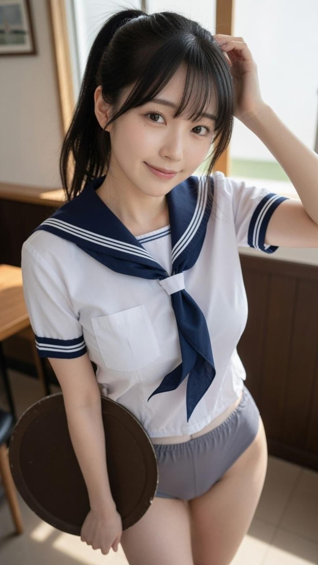 【学園祭】こんなカッコですけど♡　遊びに来てくれますか？