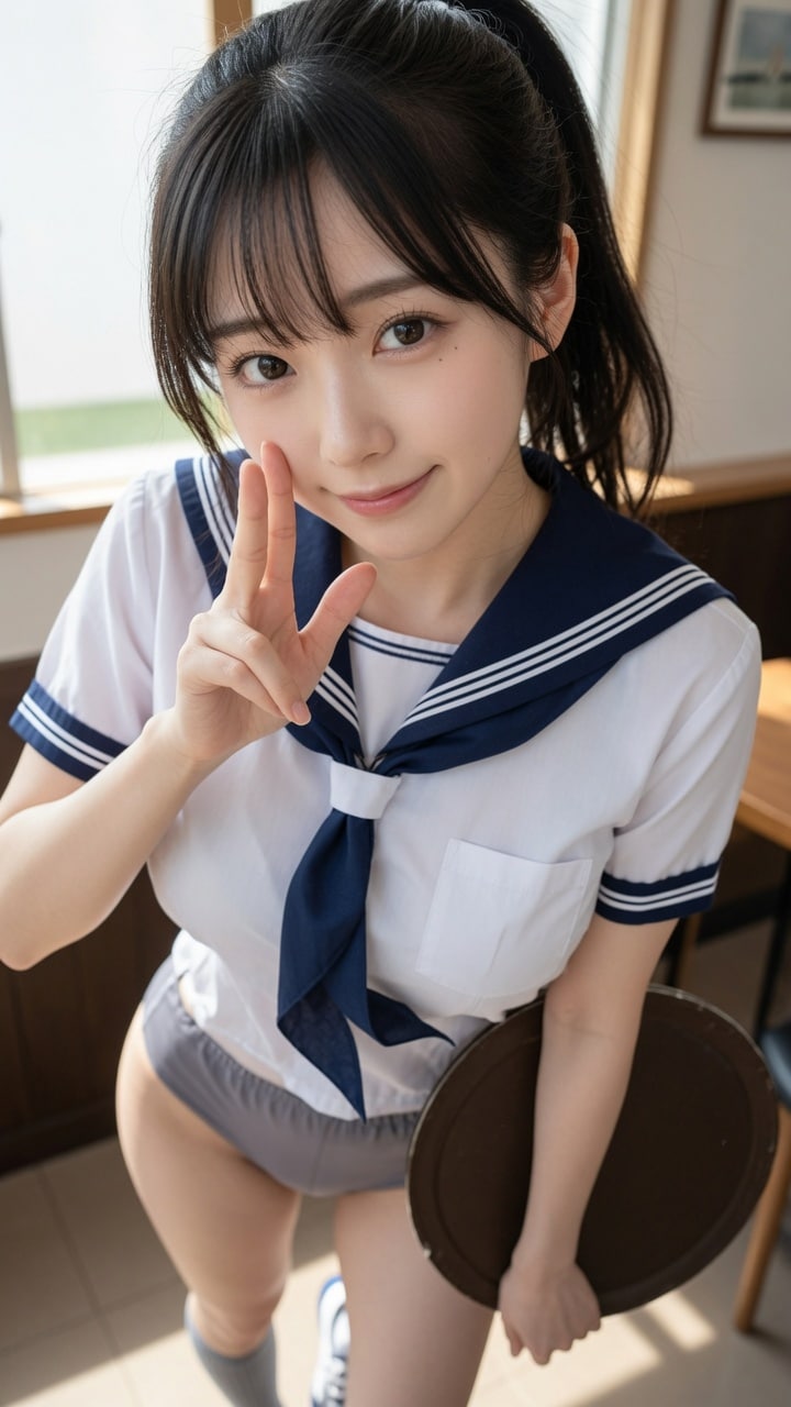 【学園祭】こんなカッコですけど♡　遊びに来てくれますか？