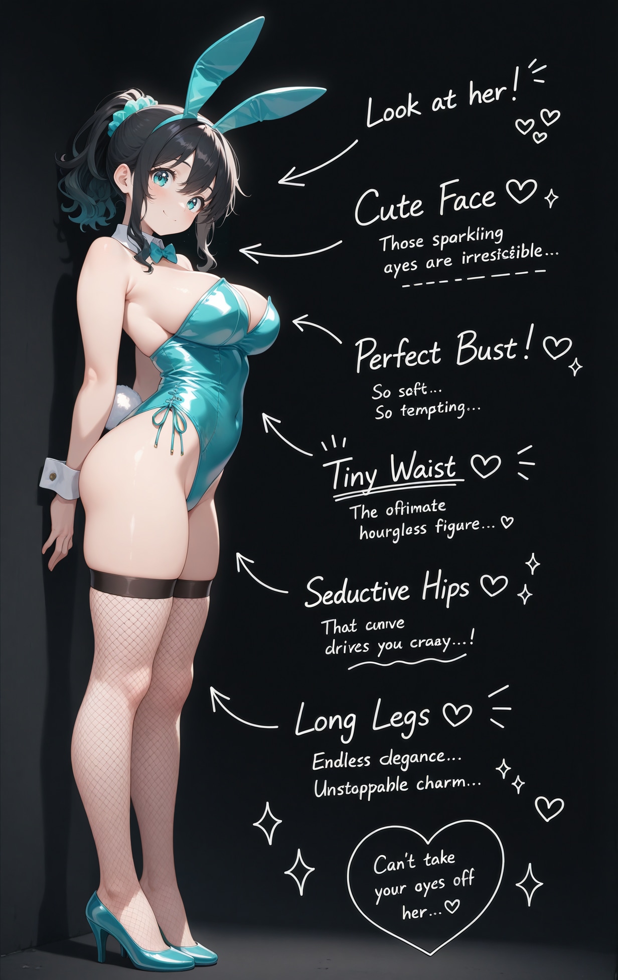 ←Look at her！