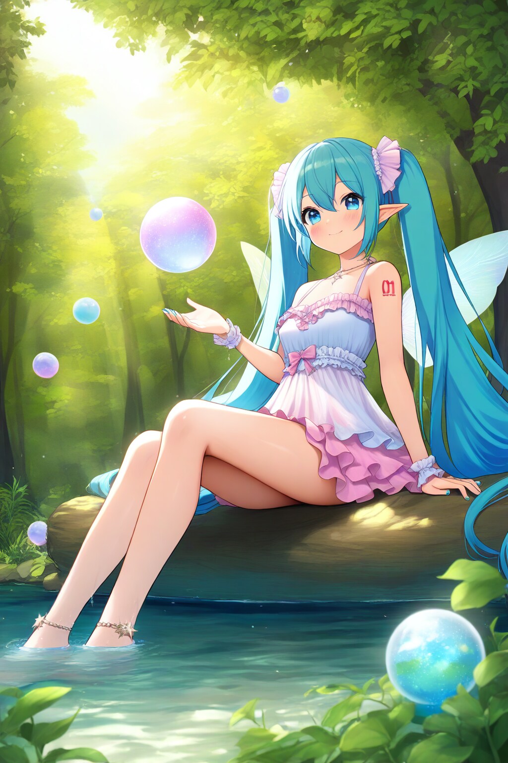 御伽の世界の妖精ミクちゃん