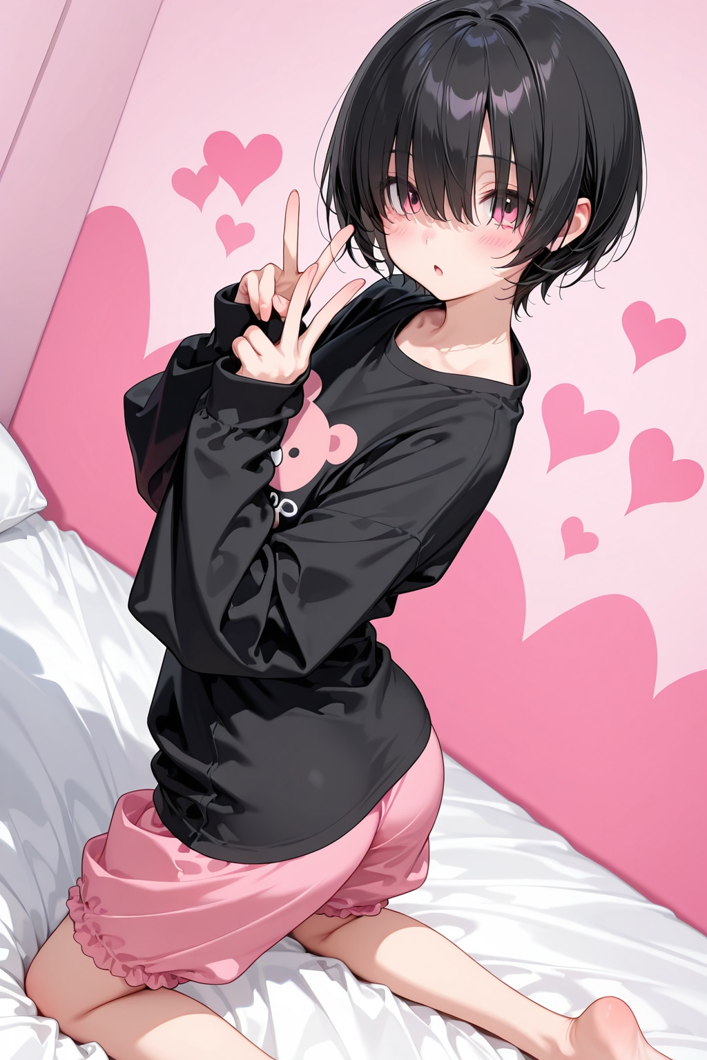 前髪ちゃん | の人気AIイラスト・グラビア