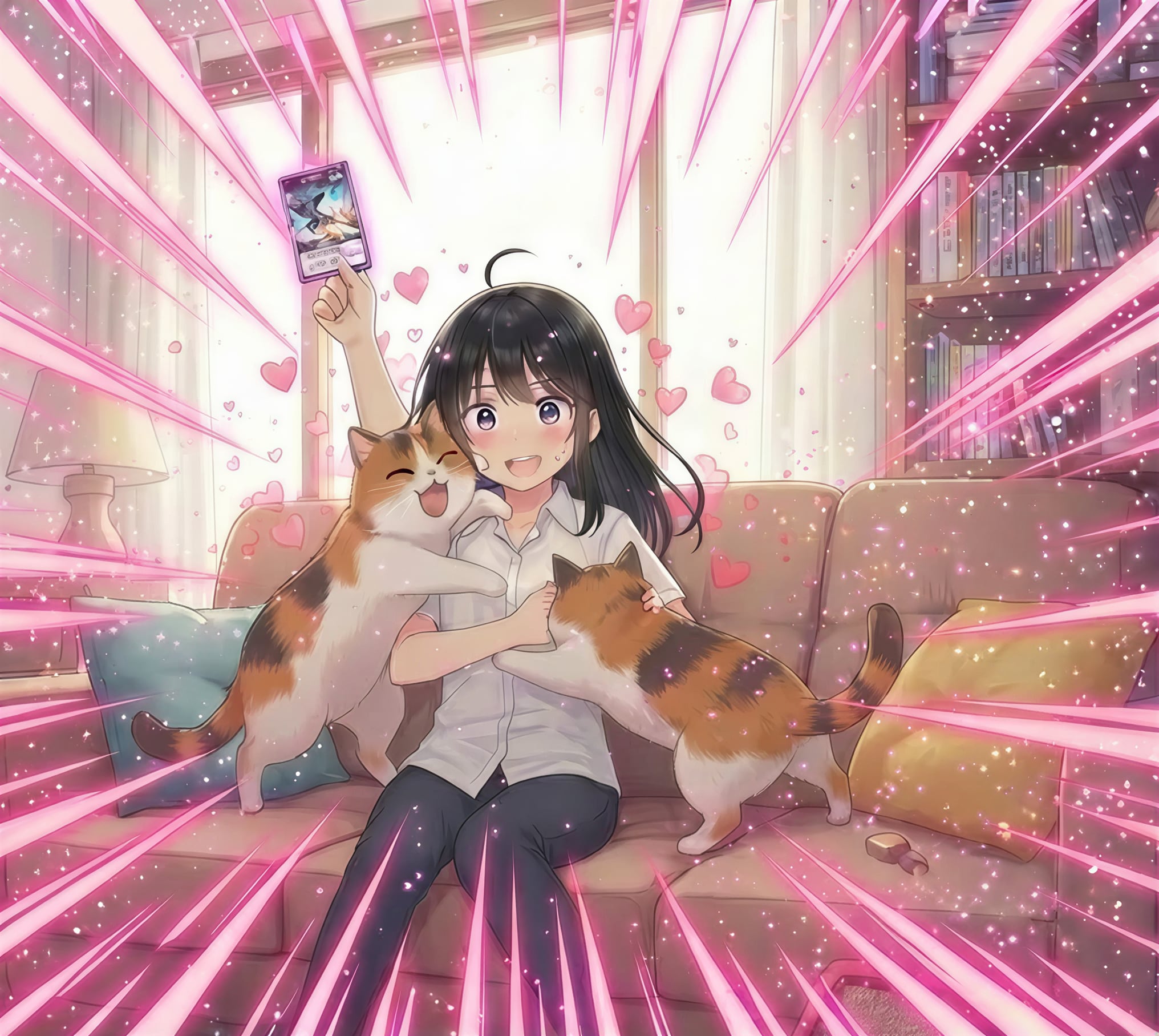 トレカ「躍動の瞬間」の効果 | の人気AIイラスト・グラビア