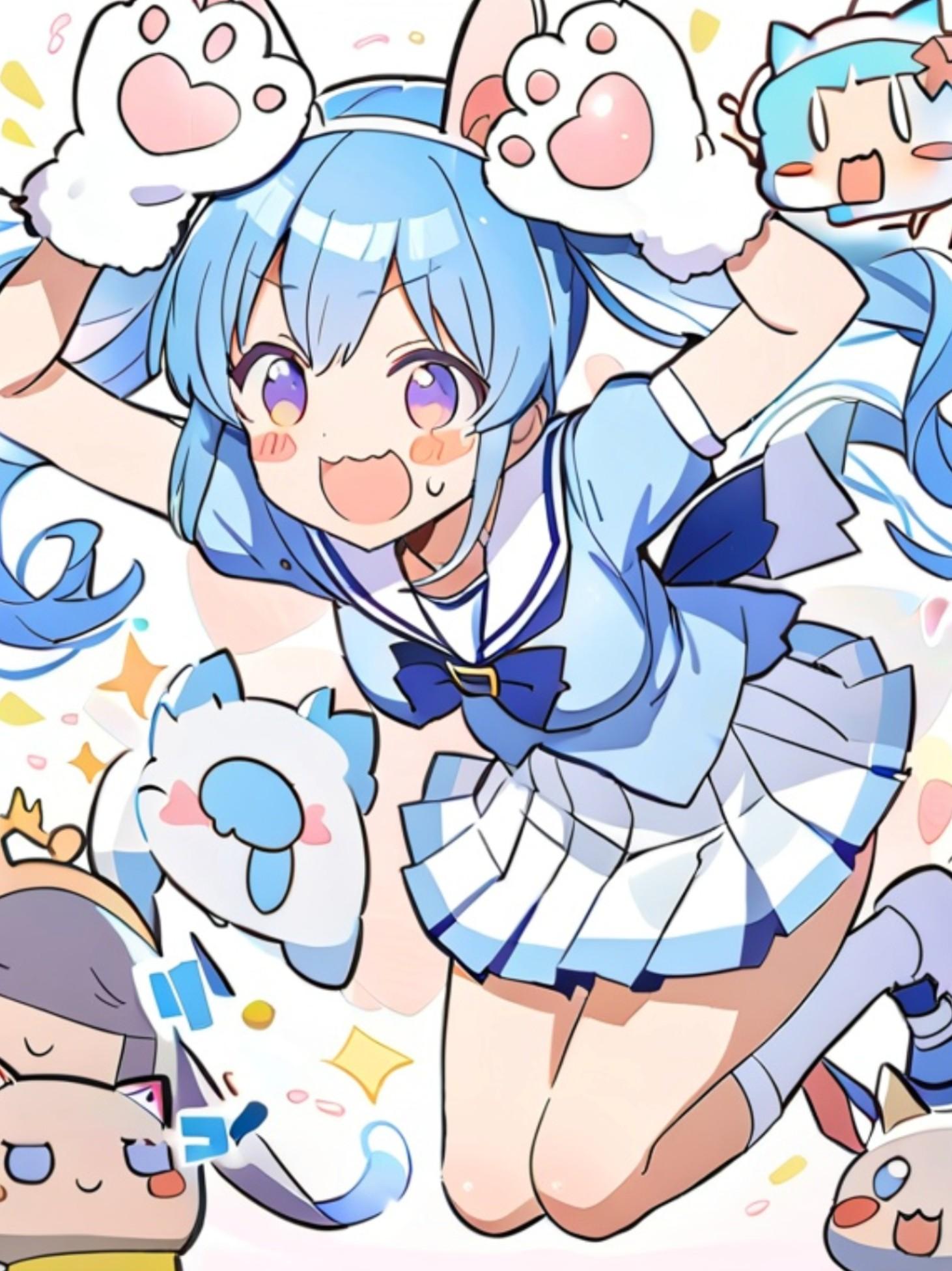 踊る女の子