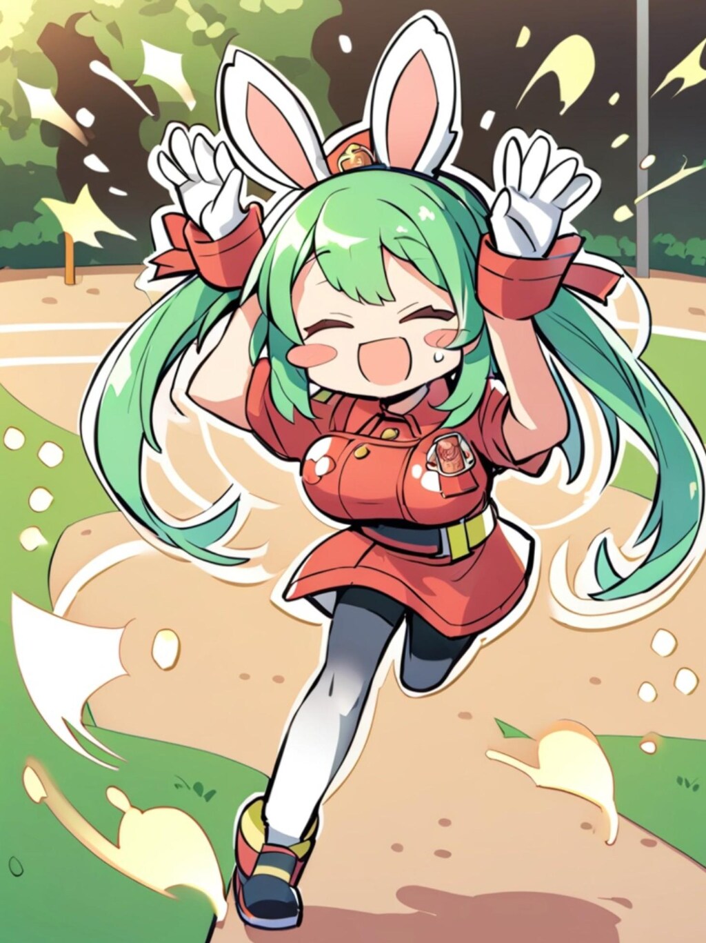踊る女の子