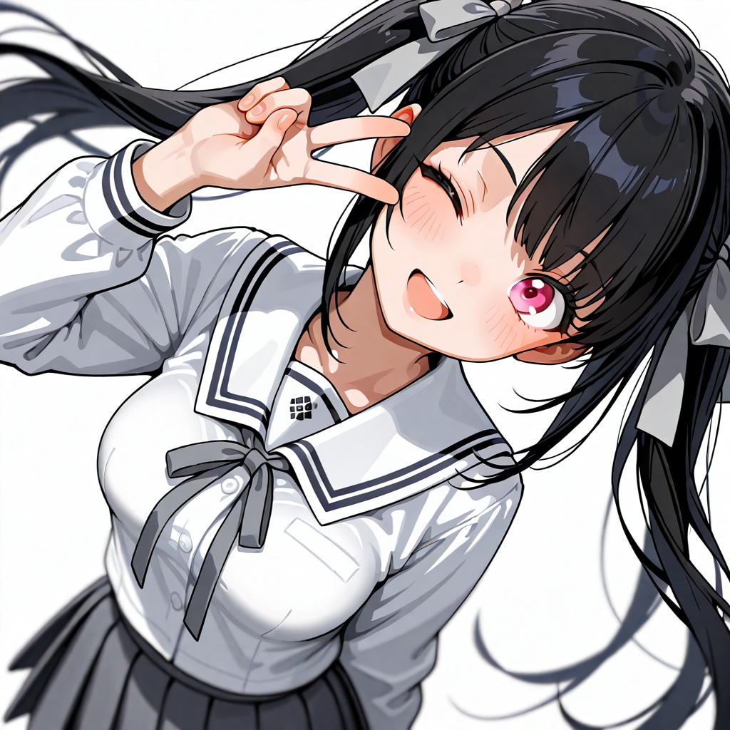 黒髪ツインテ娘（LILY版）