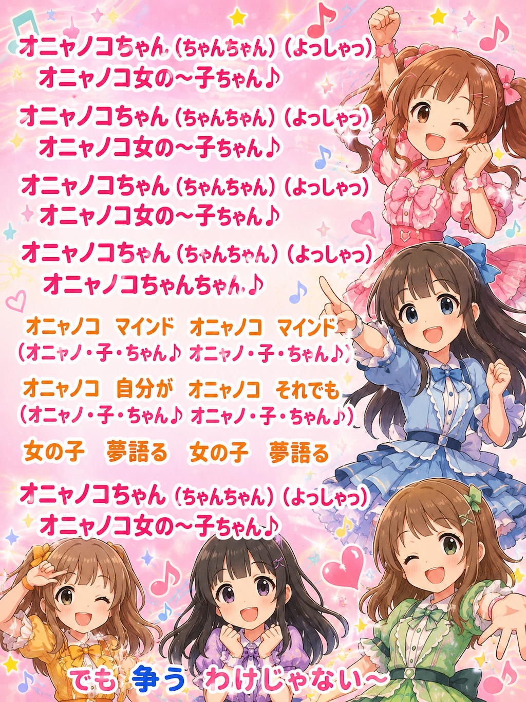 ウチの脳内ソング、生成機に読ませてみたっ💕
