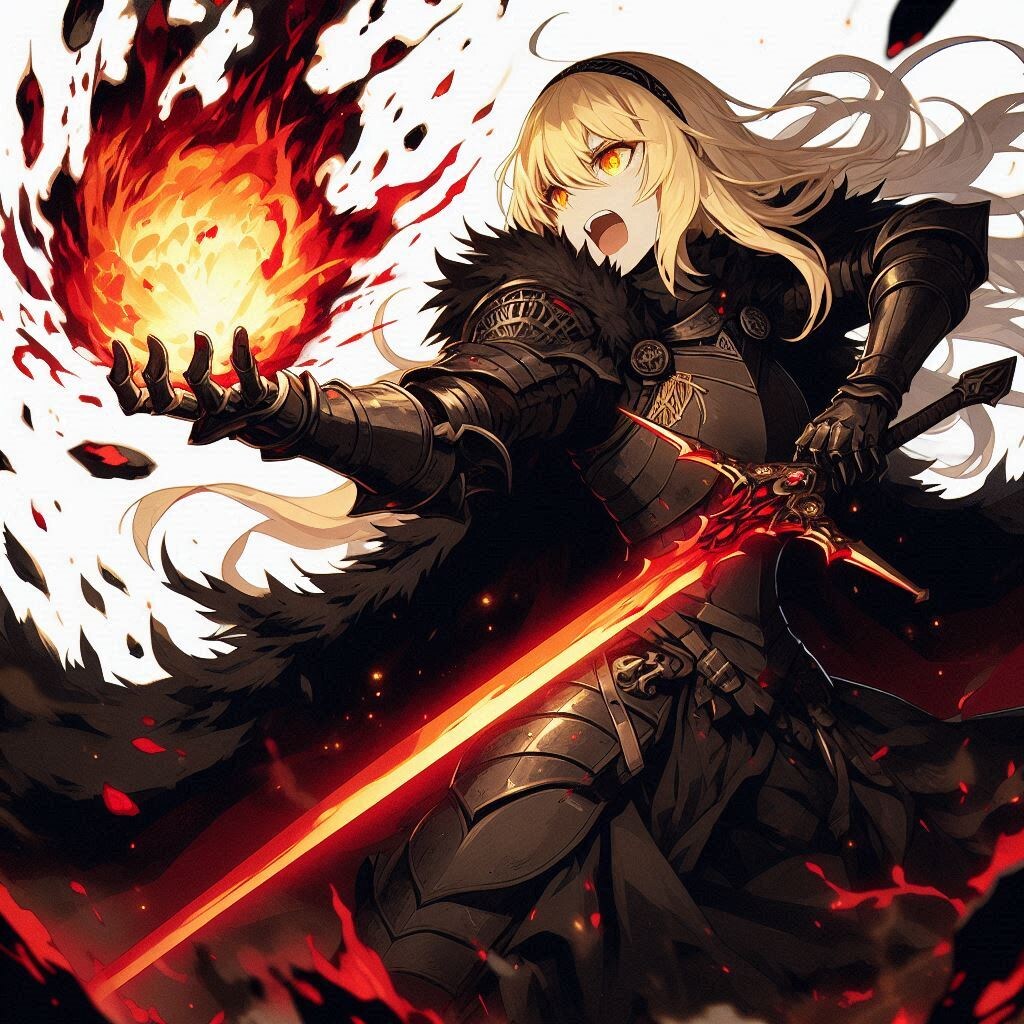 ブロンドの女騎士さん770