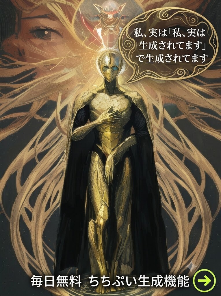 「私、実は生成されてます」で生成された人(？)