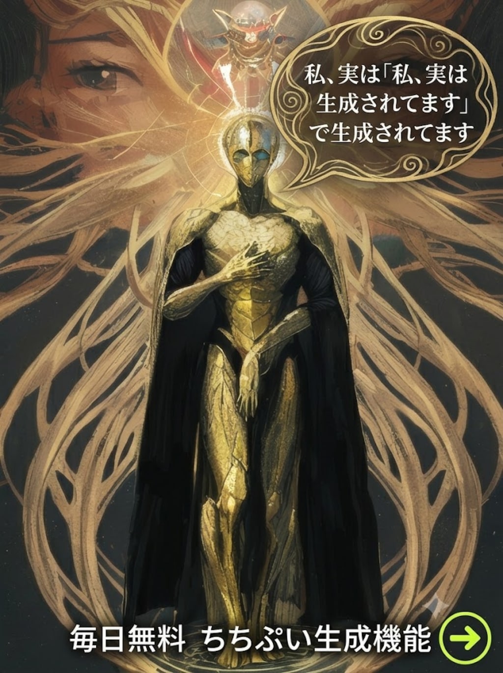 「私、実は生成されてます」で生成された人(？)