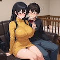 子持ちの人妻さんと旦那さんと飲んで 2枚目