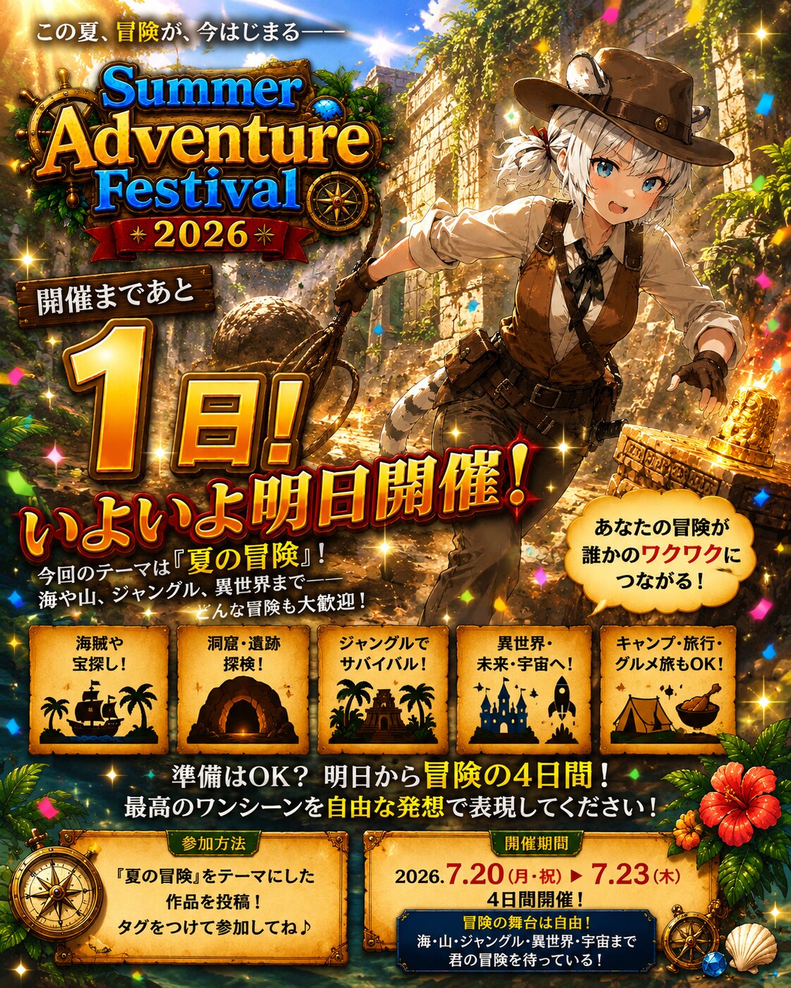 【Summer Adventure Festival 2026】明日開幕❗️✨️