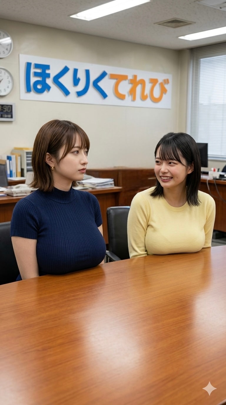 アナウンス部の一コマ