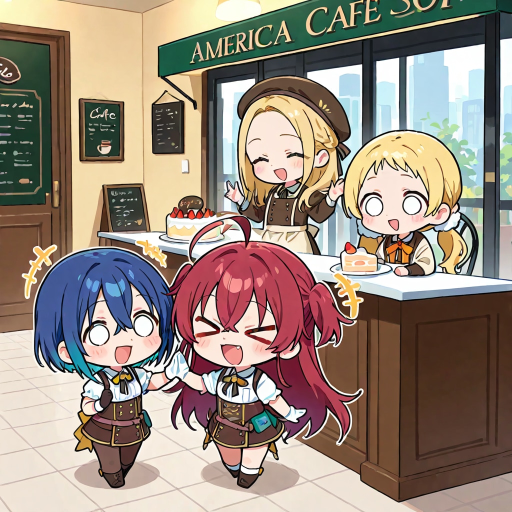 働く仲良しちゃん