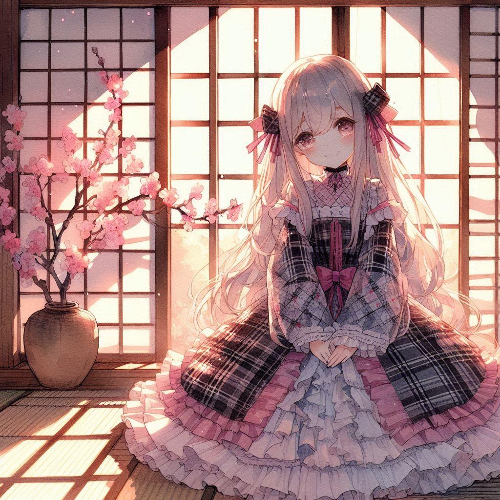 白髪の可愛い女の子【42】 | の人気AIイラスト・グラビア