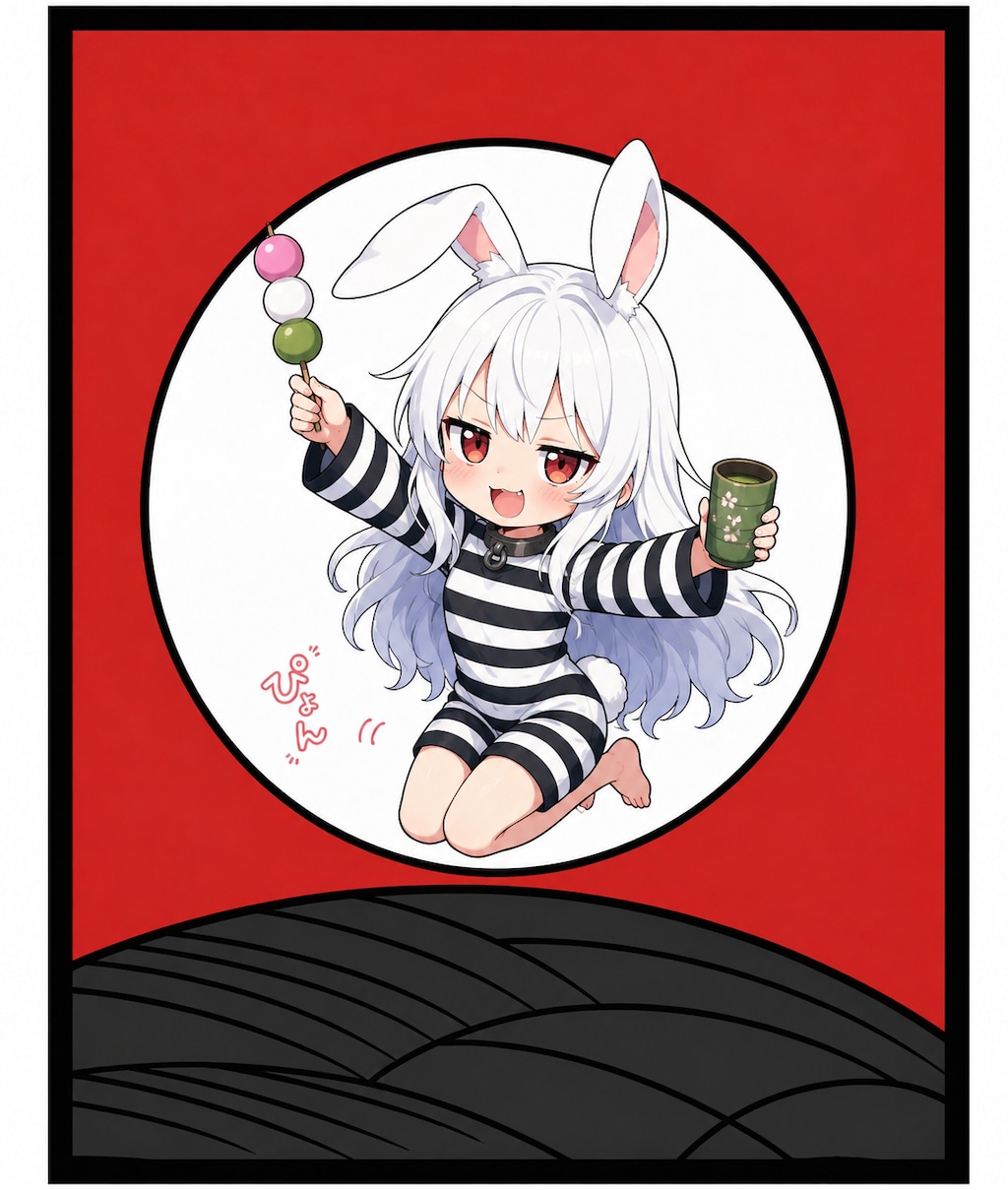 やっぱり月にはうさぎが居ないとダメなんですぅ～♥️