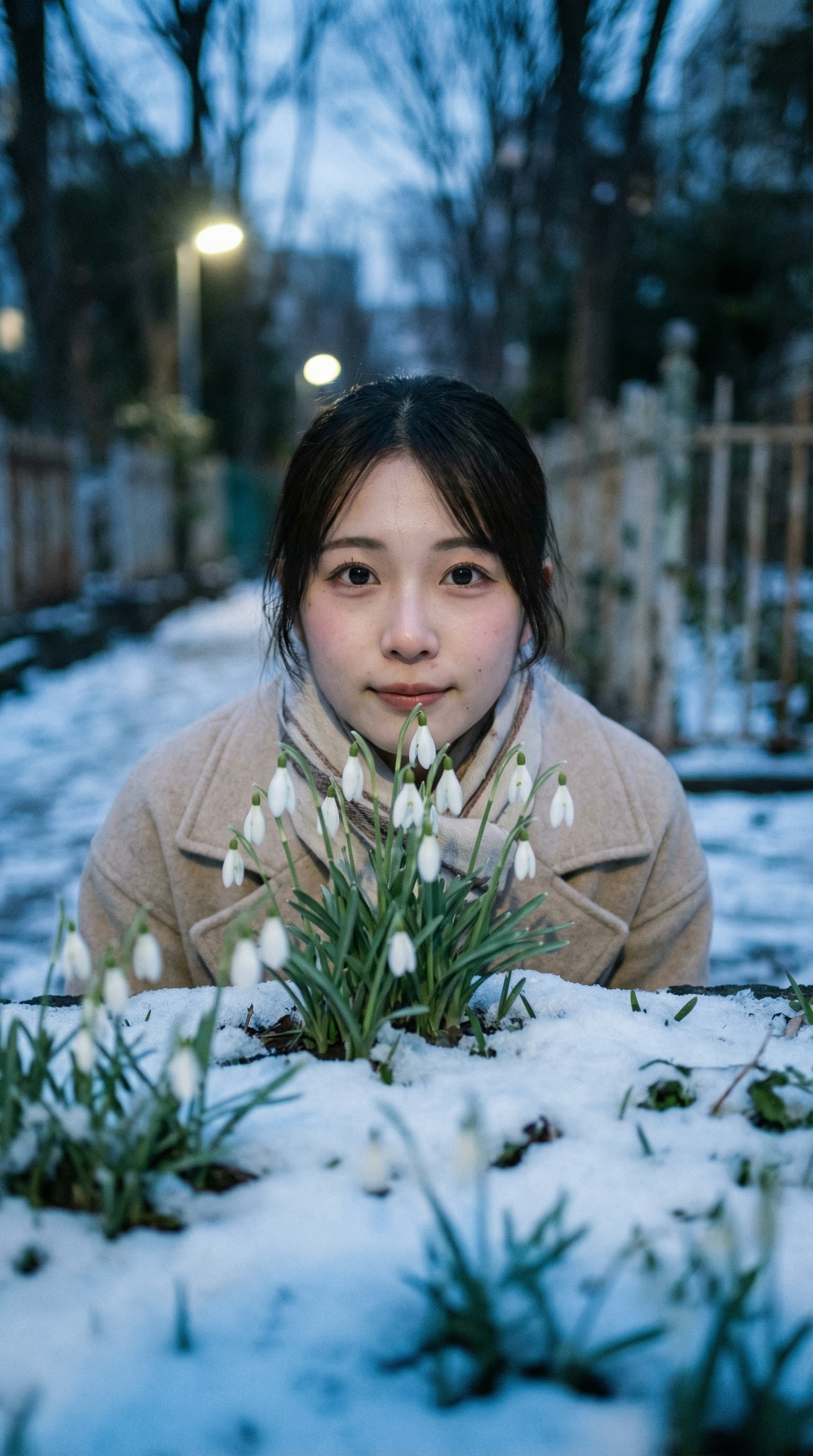 Snowdrops in Twilight | の人気AIイラスト・グラビア