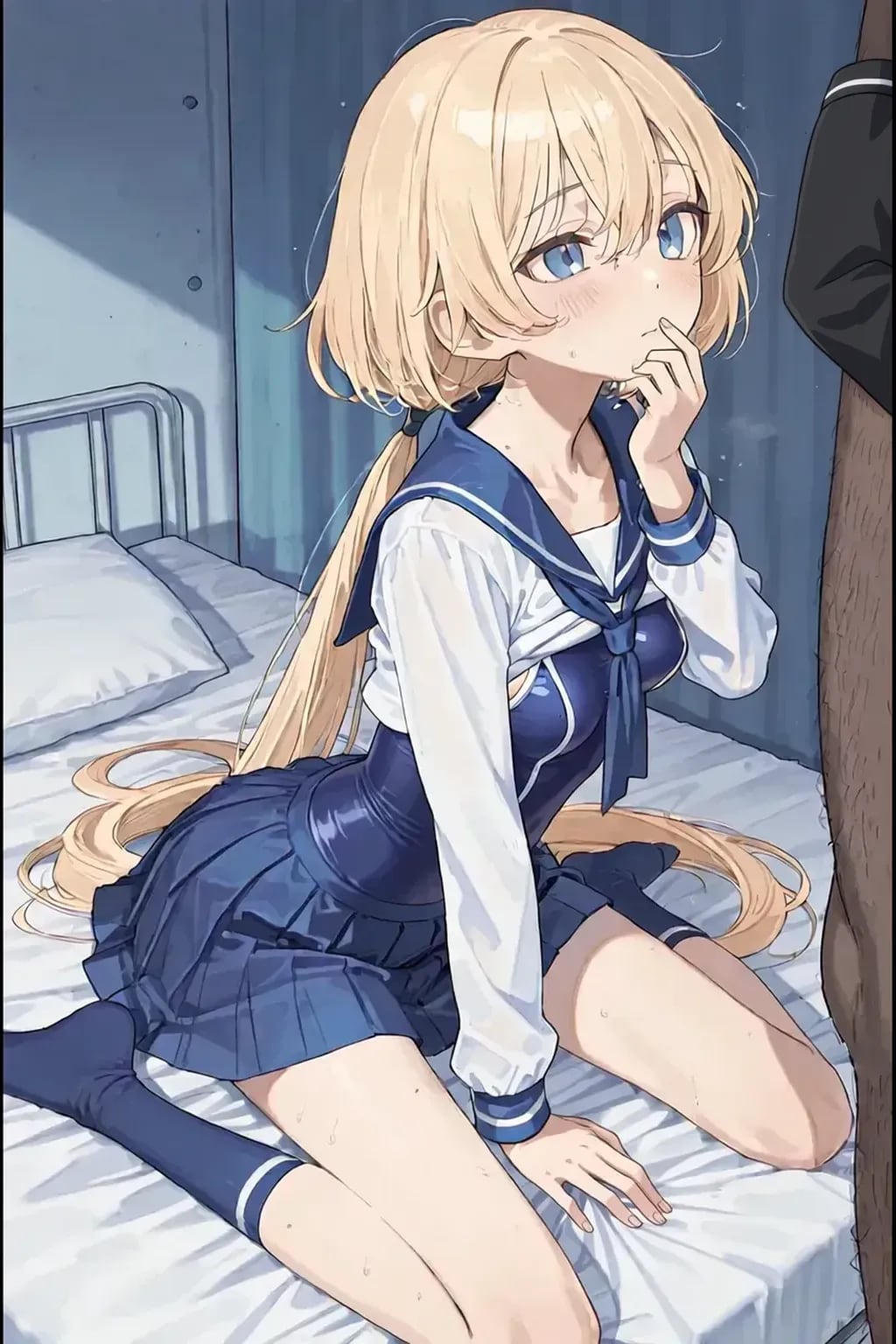 セーラー服スクール水着紺ハイソックス