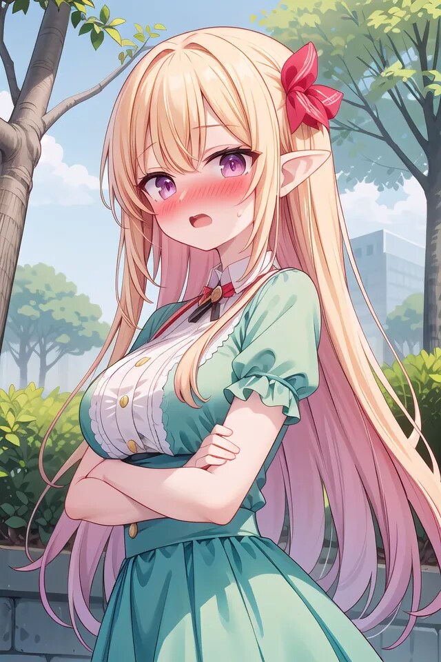 恥じらいエルフちゃん