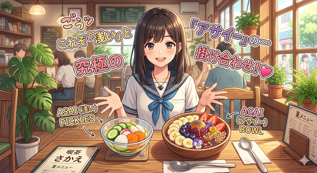アサイーけど浅い食べ物