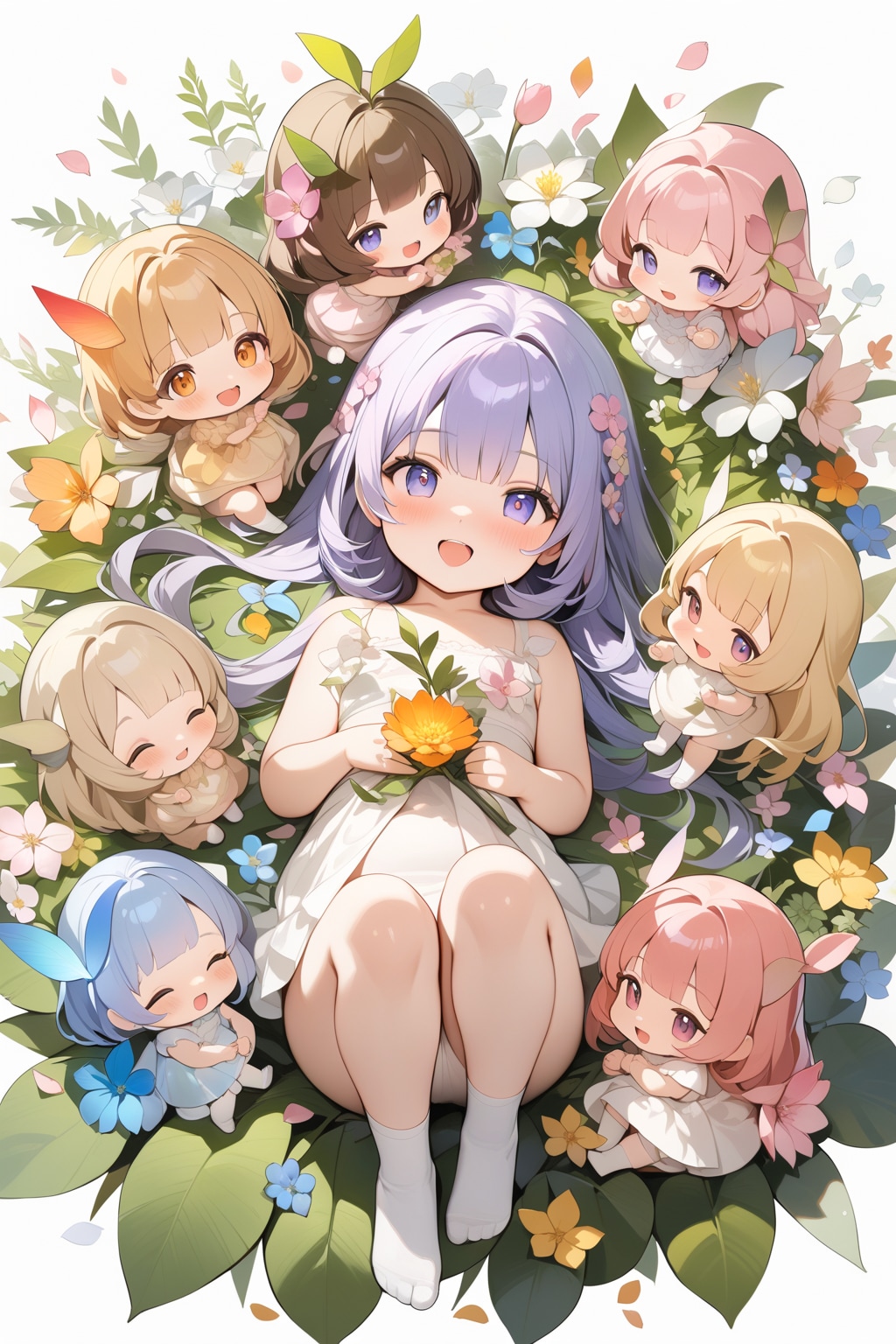 妖精さんたちと一緒 | の人気AIイラスト・グラビア