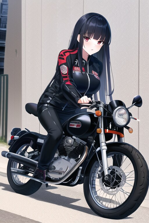 調月リオ(バイクスーツ)